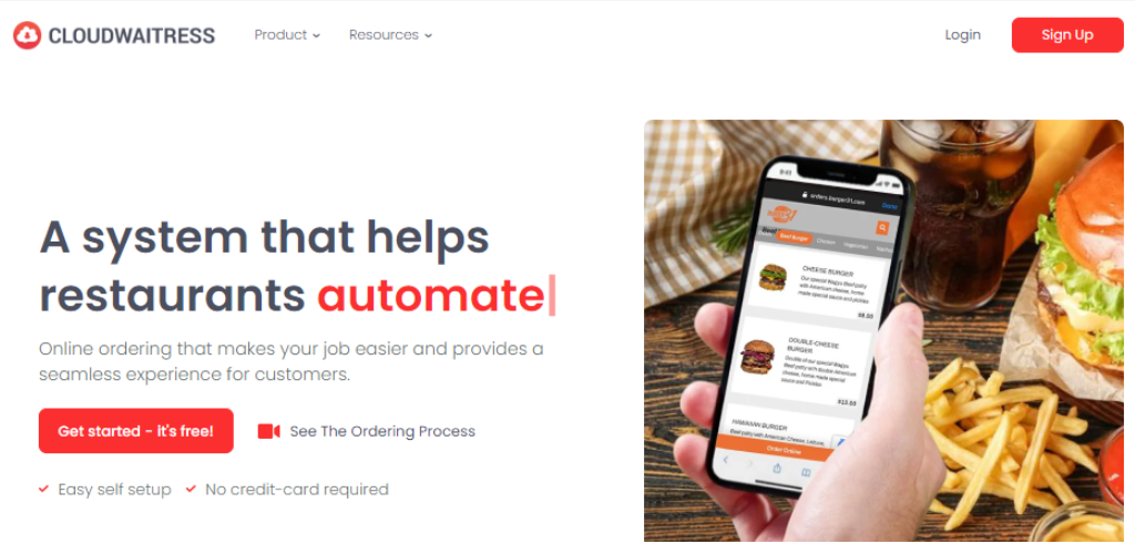 Mobile Apps for CloudWaitress Restaurants